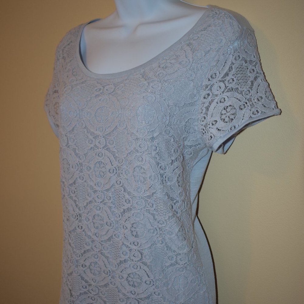 89th & Madison Size M Lace Knit Top